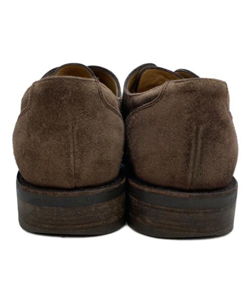 PARABOOT（パラブーツ）PARABOOT (パラブーツ) Uチップスウェードシューズ ブラウン サイズ:27の古着・服飾アイテム