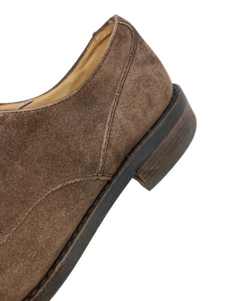PARABOOT（パラブーツ）PARABOOT (パラブーツ) Uチップスウェードシューズ ブラウン サイズ:8Aの古着・服飾アイテム