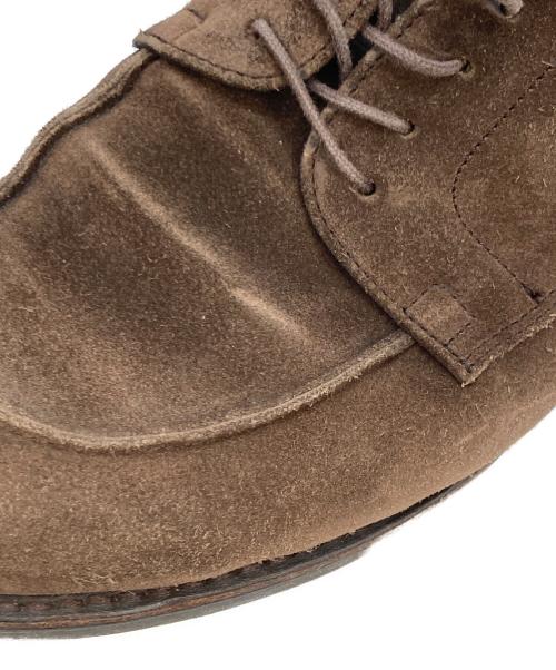 PARABOOT（パラブーツ）PARABOOT (パラブーツ) Uチップスウェードシューズ ブラウン サイズ:8Aの古着・服飾アイテム