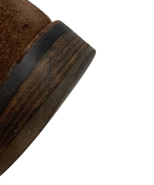 PARABOOT（パラブーツ）PARABOOT (パラブーツ) Uチップスウェードシューズ ブラウン サイズ:8Aの古着・服飾アイテム