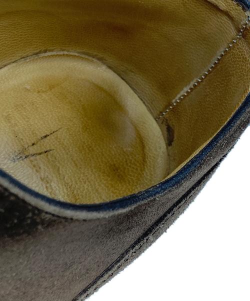 PARABOOT（パラブーツ）PARABOOT (パラブーツ) Uチップスウェードシューズ ブラウン サイズ:8Aの古着・服飾アイテム