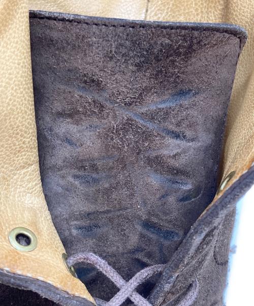 PARABOOT（パラブーツ）PARABOOT (パラブーツ) Uチップスウェードシューズ ブラウン サイズ:27の古着・服飾アイテム