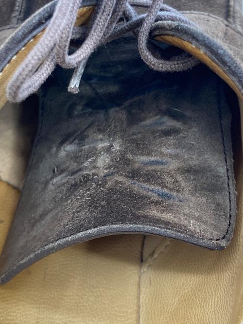 PARABOOT（パラブーツ）PARABOOT (パラブーツ) Uチップスウェードシューズ ブラウン サイズ:8Aの古着・服飾アイテム