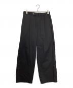 Graphpaperグラフペーパー）の古着「Solotex Twill Wide Chef Pants/ソロテックス ツイル ワイド シェフ パンツ」｜ブラック