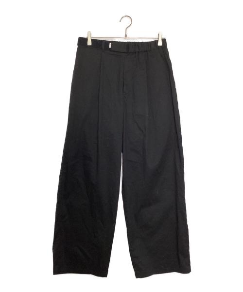 Graphpaper（グラフペーパー）Graphpaper (グラフペーパー) Solotex Twill Wide Chef Pants/ソロテックス ツイル ワイド シェフ パンツ ブラック サイズ:1の古着・服飾アイテム