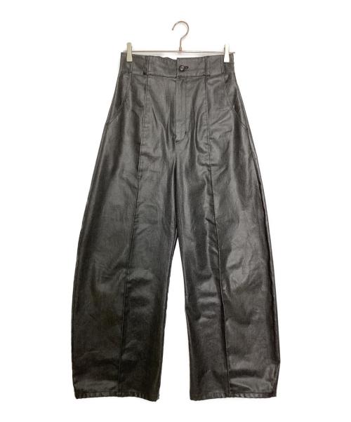 MAISON SPECIAL（メゾンスペシャル）MAISON SPECIAL (メゾンスペシャル) Center Pin Tuck Denim Pants/センター ピンタック デニムパンツ ブラック サイズ:38の古着・服飾アイテム