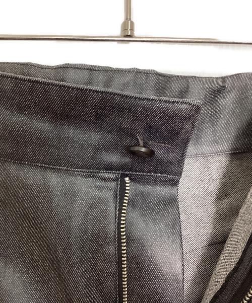 MAISON SPECIAL（メゾンスペシャル）MAISON SPECIAL (メゾンスペシャル) Center Pin Tuck Denim Pants/センター ピンタック デニムパンツ ブラック サイズ:38の古着・服飾アイテム