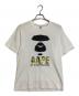 Aape BY A BATHING APE（エーエイプ バイ アベイシングエイプ）の古着「プリントTシャツ」｜ホワイト