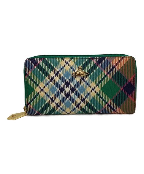 Vivienne Westwood（ヴィヴィアンウエストウッド）Vivienne Westwood (ヴィヴィアンウエストウッド) 長財布 グリーンの古着・服飾アイテム