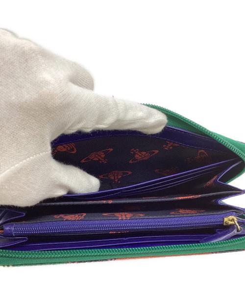 Vivienne Westwood（ヴィヴィアンウエストウッド）Vivienne Westwood (ヴィヴィアンウエストウッド) 長財布 グリーンの古着・服飾アイテム