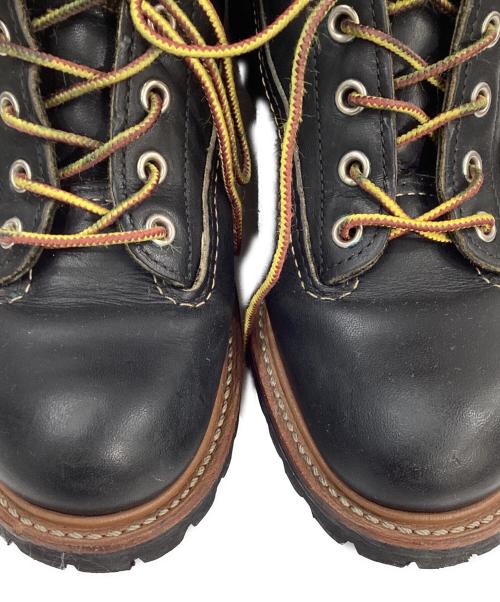 RED WING（レッドウィング）RED WING (レッドウィング) ラインマンブーツ ブラック サイズ:26.5の古着・服飾アイテム