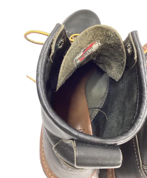 RED WING（レッドウィング）RED WING (レッドウィング) ラインマンブーツ ブラック サイズ:26.5の古着・服飾アイテム