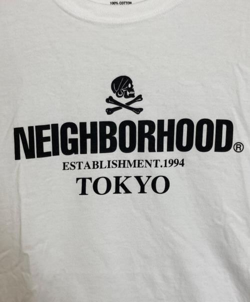 NEIGHBORHOOD（ネイバーフッド）NEIGHBORHOOD (ネイバーフッド) プリントTシャツ ホワイト サイズ:Ｍの古着・服飾アイテム