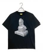 A BATHING APE×NEIGHBORHOODアベイシングエイプ×ネイバーフッド）の古着「プリントTシャツ」｜ブラック