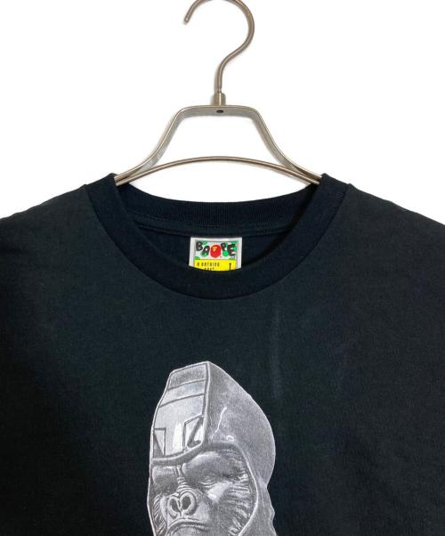 A BATHING APE（アベイシングエイプ）A BATHING APE (アベイシングエイプ) NEIGHBORHOOD (ネイバーフッド) プリントTシャツ ブラック サイズ:Ｌの古着・服飾アイテム