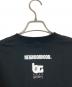中古・古着 A BATHING APE (アベイシングエイプ) NEIGHBORHOOD (ネイバーフッド) プリントTシャツ ブラック サイズ:Ｌ：9000円