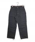 NEIGHBORHOODネイバーフッド）の古着「DOUBLE KNEE DUCK PANTS」｜グレー