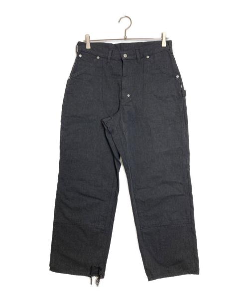 NEIGHBORHOOD（ネイバーフッド）NEIGHBORHOOD (ネイバーフッド) DOUBLE KNEE DUCK PANTS グレー サイズ:Ｍの古着・服飾アイテム
