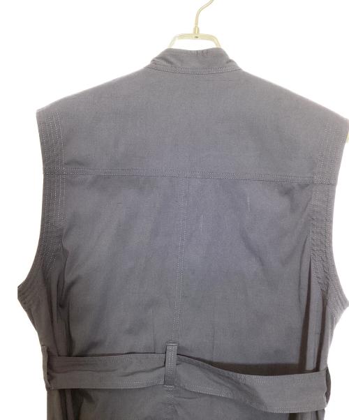 CABAN（キャバン）CABAN (キャバン) コットンシルクストレッチロングジレ ネイビー サイズ:Fの古着・服飾アイテム