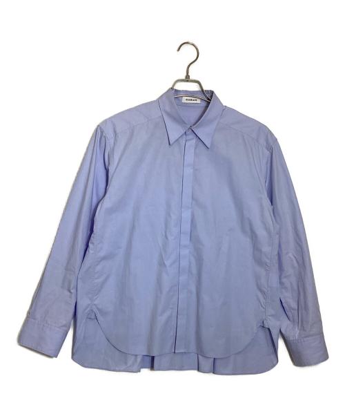CABAN（キャバン）CABAN (キャバン) コットンハイカウントタイプライター バックタックシャツ ブルー サイズ:Fの古着・服飾アイテム