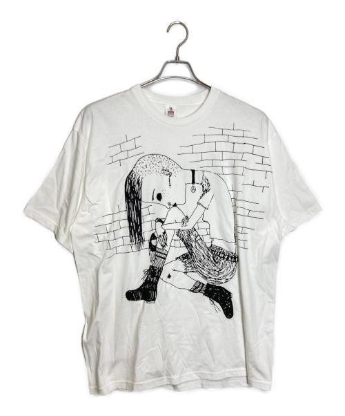 Y's（ワイズ）Y's (ワイズ) SUPREME (シュプリーム) Thinker TEE ホワイト サイズ:XXLの古着・服飾アイテム