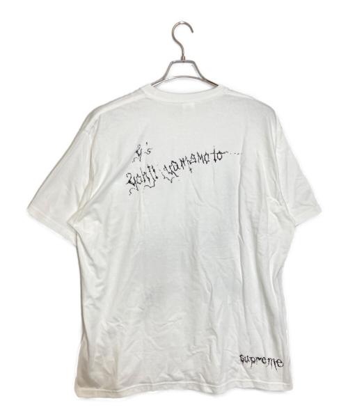 Y's（ワイズ）Y's (ワイズ) SUPREME (シュプリーム) Thinker TEE ホワイト サイズ:XXLの古着・服飾アイテム