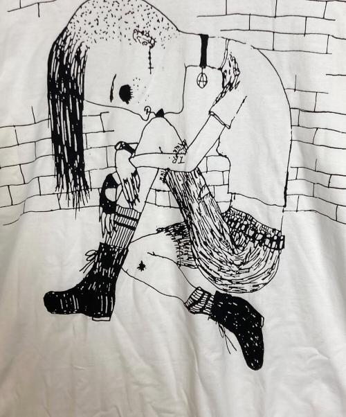 Y's（ワイズ）Y's (ワイズ) SUPREME (シュプリーム) Thinker TEE ホワイト サイズ:XXLの古着・服飾アイテム