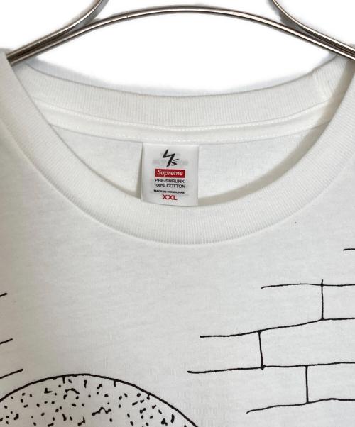 Y's（ワイズ）Y's (ワイズ) SUPREME (シュプリーム) Thinker TEE ホワイト サイズ:XXLの古着・服飾アイテム