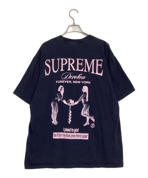 SUPREME（シュプリーム）Supreme (シュプリーム) Devotion Tee/ディヴォーションティー ネイビー サイズ:XLの古着・服飾アイテム