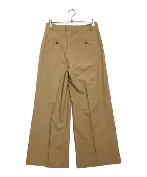 Barbour（バブアー）Barbour (バブアー) タックワイドスラックス ベージュ サイズ:40の古着・服飾アイテム