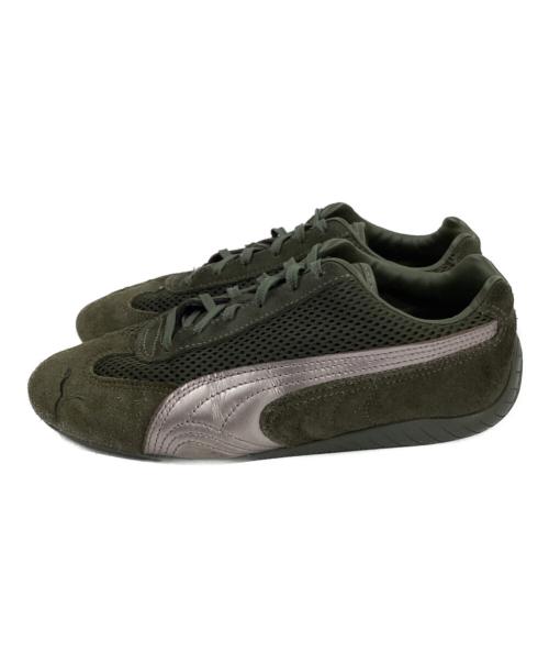 PUMA（プーマ）PUMA (プーマ) ローカットスニーカー グリーン サイズ:US7の古着・服飾アイテム
