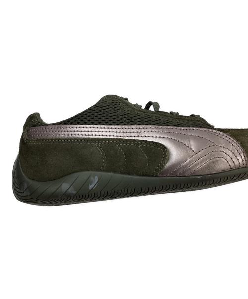 PUMA（プーマ）PUMA (プーマ) ローカットスニーカー グリーン サイズ:US7の古着・服飾アイテム