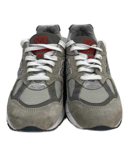 NEW BALANCE（ニューバランス）NEW BALANCE (ニューバランス) 990V2ローカットスニーカー グレー サイズ:26.5の古着・服飾アイテム