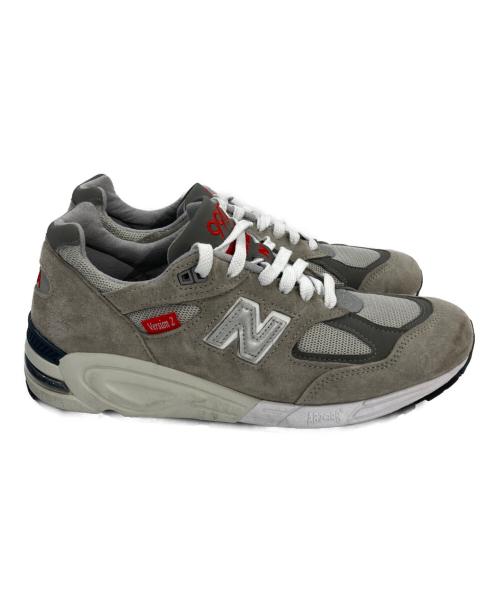 NEW BALANCE（ニューバランス）NEW BALANCE (ニューバランス) 990V2ローカットスニーカー グレー サイズ:26.5の古着・服飾アイテム