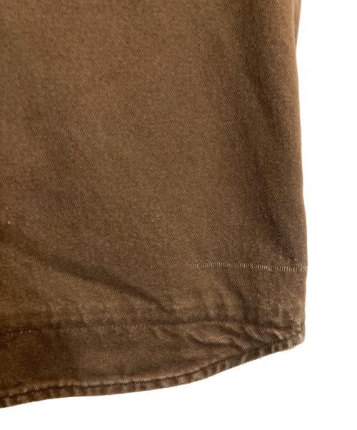 CarHartt（カーハート）CarHartt (カーハート) ダックフリースベスト ブラウン サイズ:Lの古着・服飾アイテム