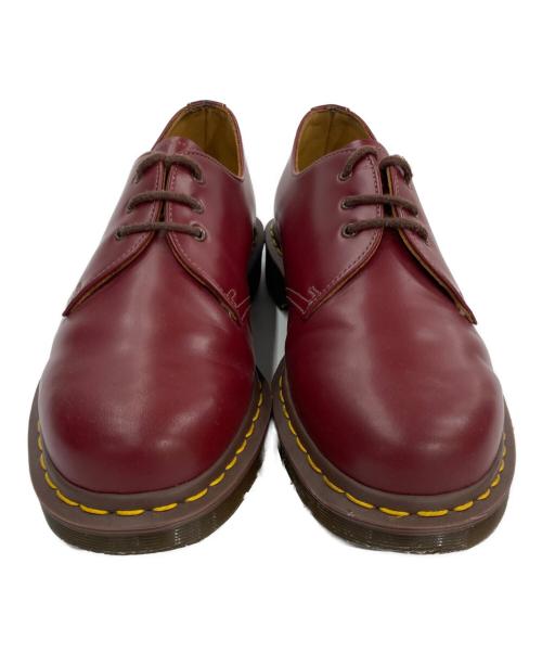 Dr.Martens（ドクターマーチン）Dr.Martens (ドクターマーチン) OXBLOOD 3EYELET SHOE レッド サイズ:UK8の古着・服飾アイテム