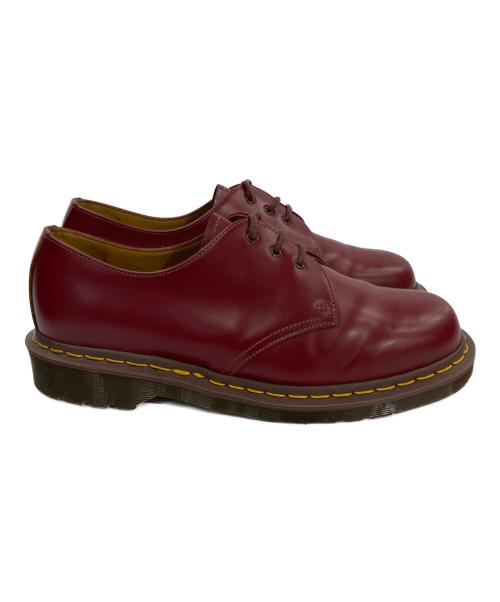 Dr.Martens（ドクターマーチン）Dr.Martens (ドクターマーチン) OXBLOOD 3EYELET SHOE レッド サイズ:UK8の古着・服飾アイテム