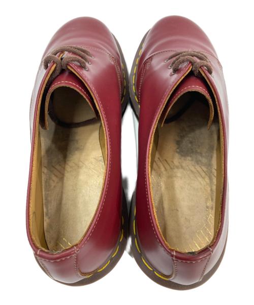 Dr.Martens（ドクターマーチン）Dr.Martens (ドクターマーチン) OXBLOOD 3EYELET SHOE レッド サイズ:UK8の古着・服飾アイテム