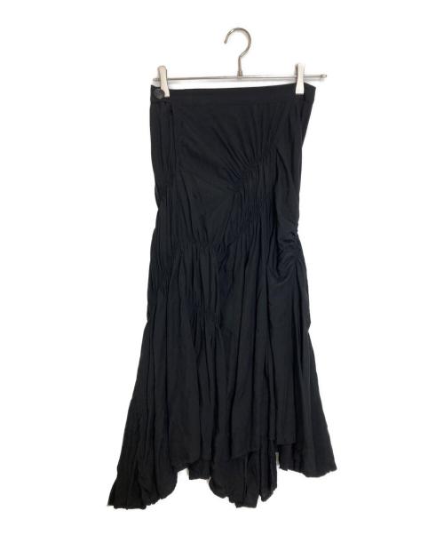 Y's（ワイズ）Y's (ワイズ) ギャザースカート ブラック サイズ:SIZE 1の古着・服飾アイテム