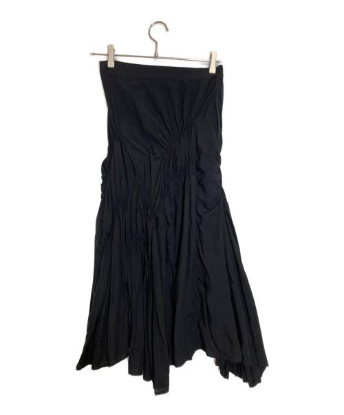 Y's（ワイズ）Y's (ワイズ) ギャザースカート ブラック サイズ:SIZE 1の古着・服飾アイテム