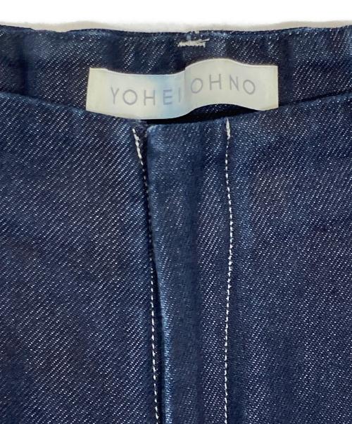YOHEI OHNO（ヨウヘイオオノ）YOHEI OHNO (ヨウヘイオオノ) デザインフレアデニムパンツ インディゴ サイズ:SIZE 0の古着・服飾アイテム