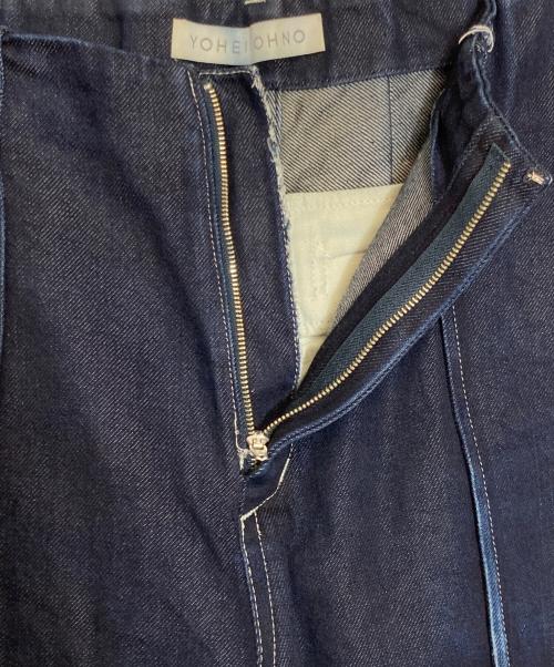 YOHEI OHNO（ヨウヘイオオノ）YOHEI OHNO (ヨウヘイオオノ) デザインフレアデニムパンツ インディゴ サイズ:SIZE 0の古着・服飾アイテム