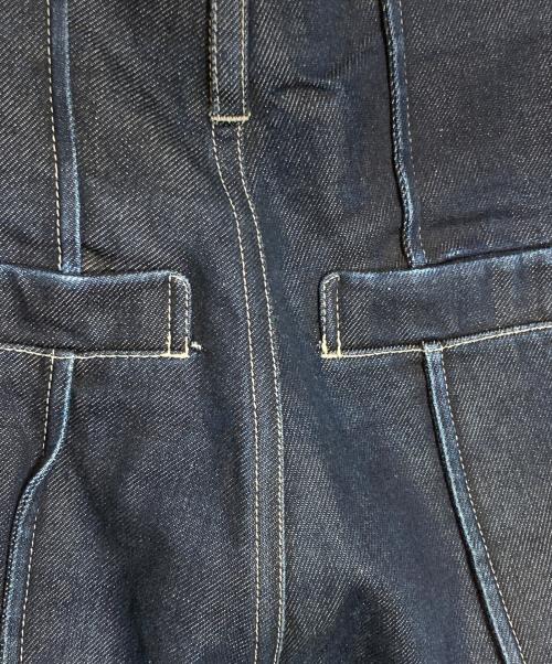 YOHEI OHNO（ヨウヘイオオノ）YOHEI OHNO (ヨウヘイオオノ) デザインフレアデニムパンツ インディゴ サイズ:SIZE 0の古着・服飾アイテム