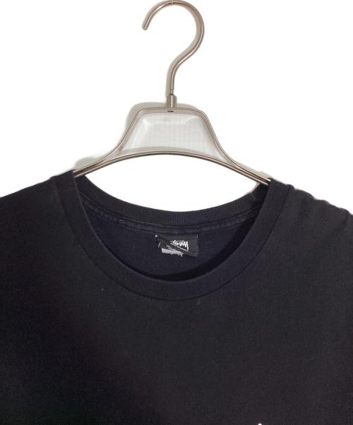 stussy（ステューシー）stussy (ステューシー) プリントTシャツ ブラック サイズ:Lの古着・服飾アイテム