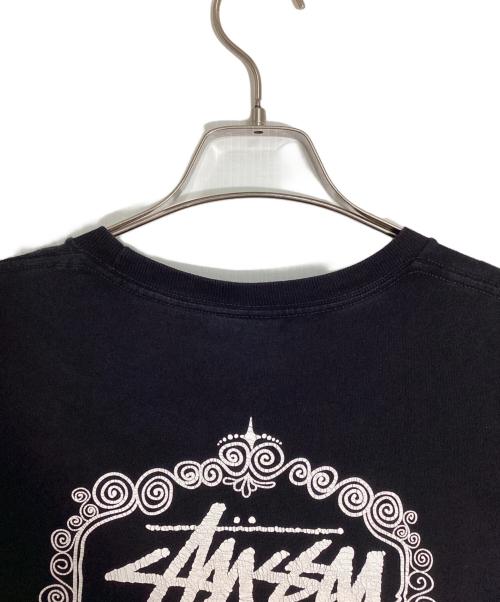 stussy（ステューシー）stussy (ステューシー) プリントTシャツ ブラック サイズ:Lの古着・服飾アイテム