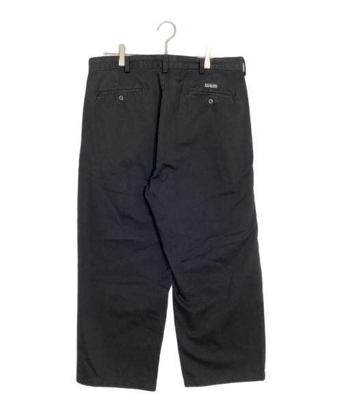 POLO RALPH LAUREN（ポロ・ラルフローレン）POLO RALPH LAUREN (ポロ・ラルフローレン) 2タックワイドチノパンツ ブラック サイズ:36/30の古着・服飾アイテム