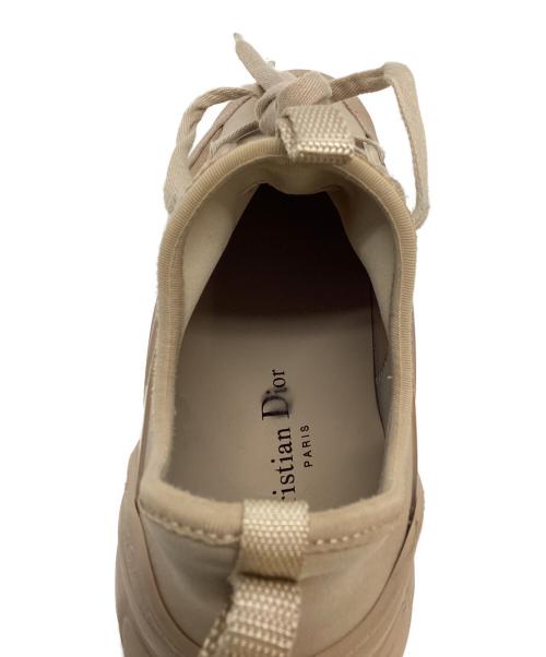 Christian Dior（クリスチャン ディオール）Christian Dior (クリスチャン ディオール) D-Connectローカットスニーカー/ディーコネクト ローカットスニーカー ベージュ サイズ:23の古着・服飾アイテム
