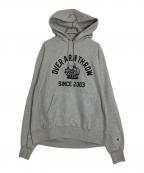 Champion REVERSE WEAVEチャンピオン リバース ウィーブ）の古着「プリントパーカー」｜グレー
