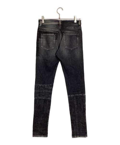 DIESEL（ディーゼル）DIESEL (ディーゼル) スキニーデニムパンツ ブラック サイズ: 71cm (W28) 未使用品の古着・服飾アイテム