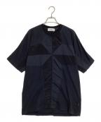 STONE ISLANDストーンアイランド）の古着「ナイロンメタルコンパスT」｜ブラック×ネイビー